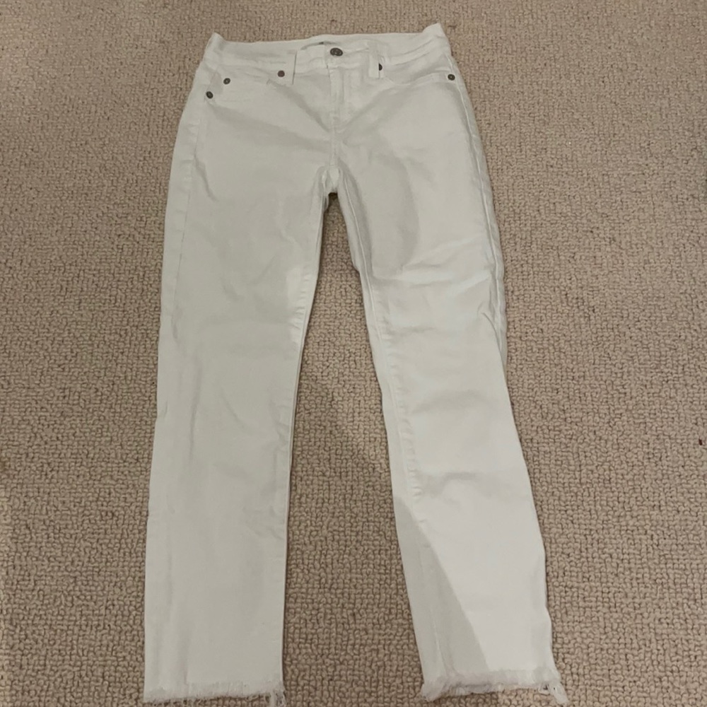 7 Mankind white jeans
